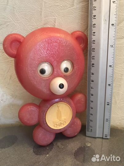 Игрушка времен СССР Мишка Олимпиада 80