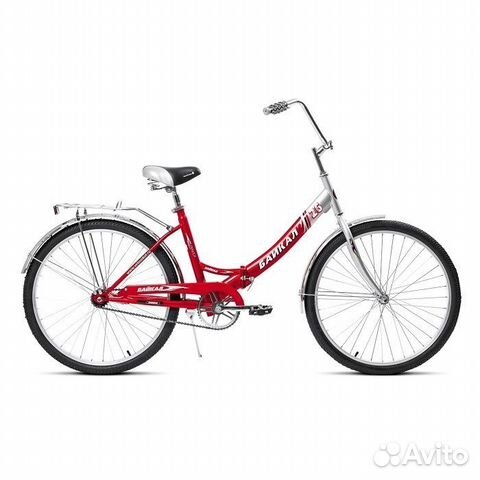 Велосипед складной байкал 2603 красный