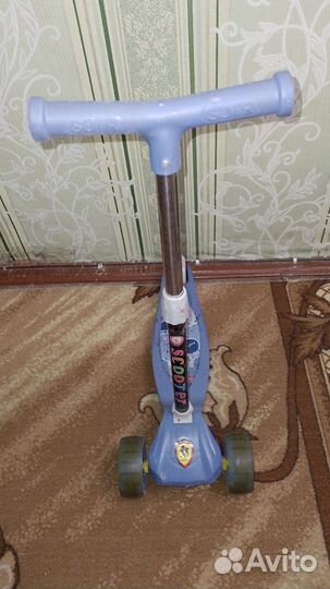 Самокат детский трехколесный бу