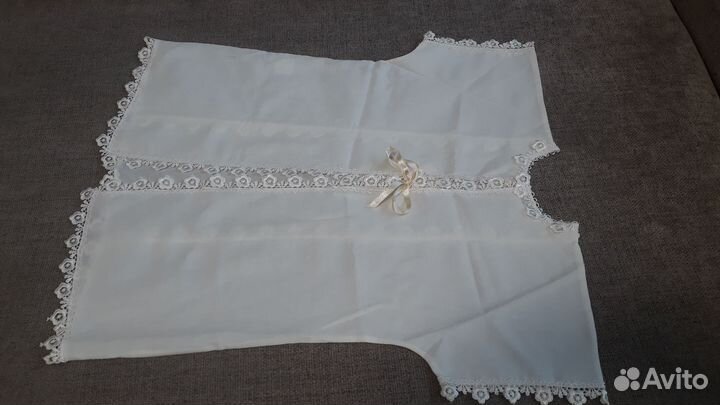 Рубашка на крещение малыша