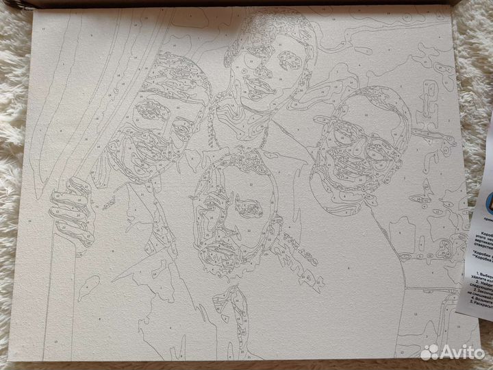 Картина по номерам новая