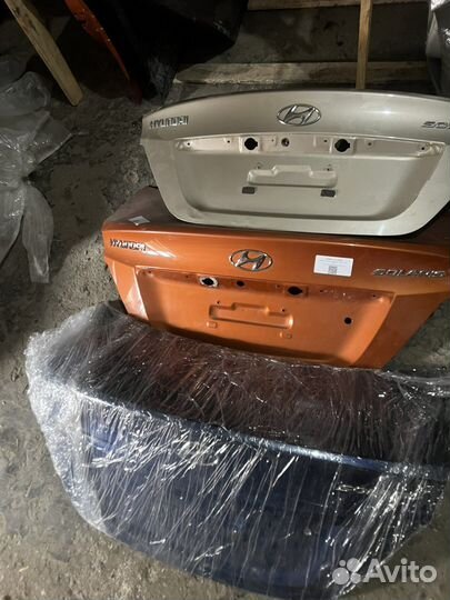 Крышка багажника на solaris