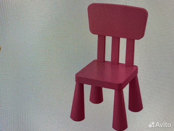 Стул детский икеа Маммут