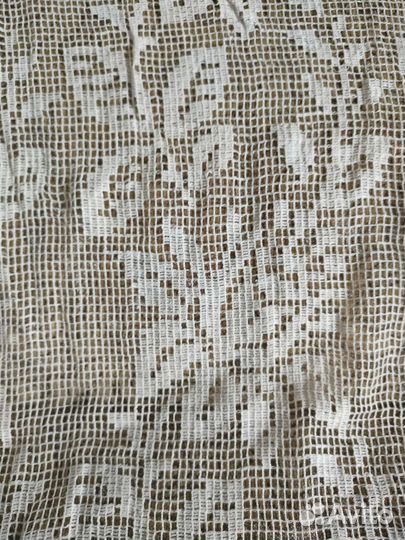 Ткань отрезы тюль хлопок винтаж СССР