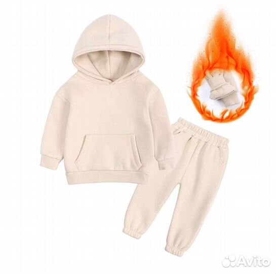 Костюмы тёплые на флисе в двух цветах