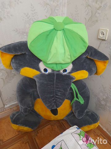 Большая мягкая игрушка мышь