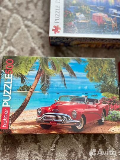 Пазлы 500 и 1500 деталей
