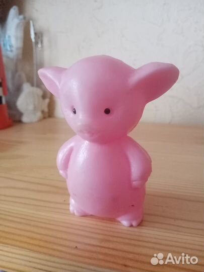 Поросенок СССР пластмассовый, дутыш СССР. Советска