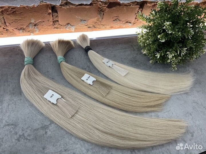 Волосы для наращивания блонд бу