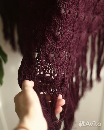 Шаль ручной работы