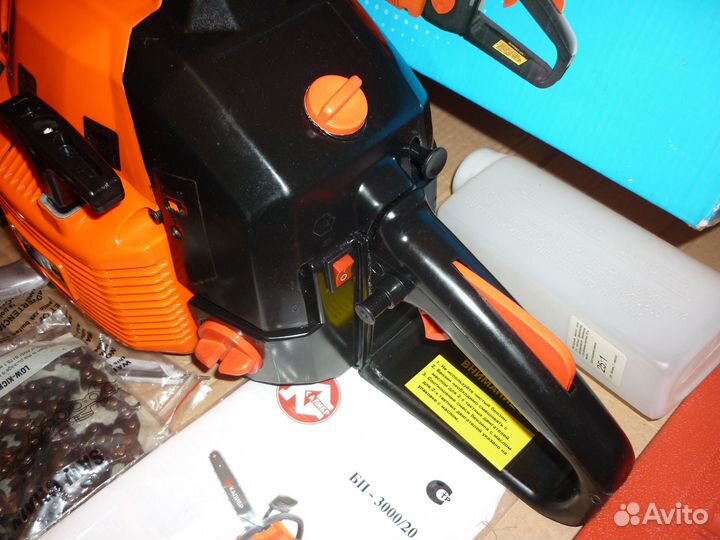 Пила бензиновая цепная Калибр бп – 3000 / 20