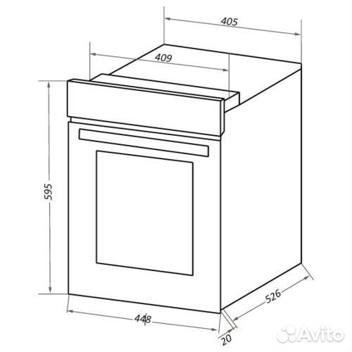 Духовой шкаф Maunfeld eoec516S