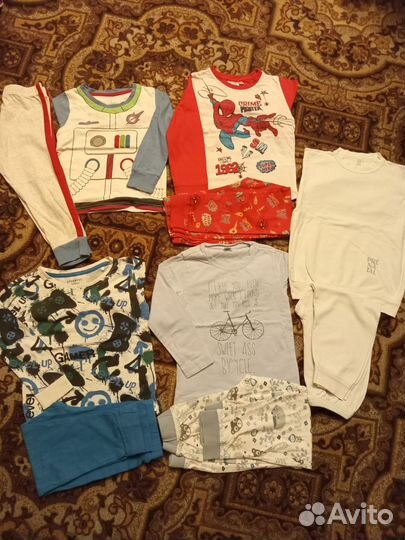 Пижамки для мальчика р.104
