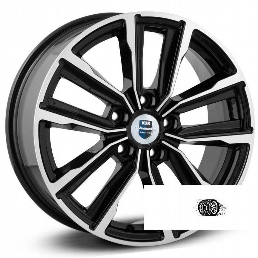 Литые диски K&K 7.5×R17 5×108