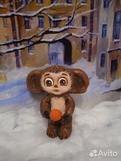 Ёлочная ватная игрушка 