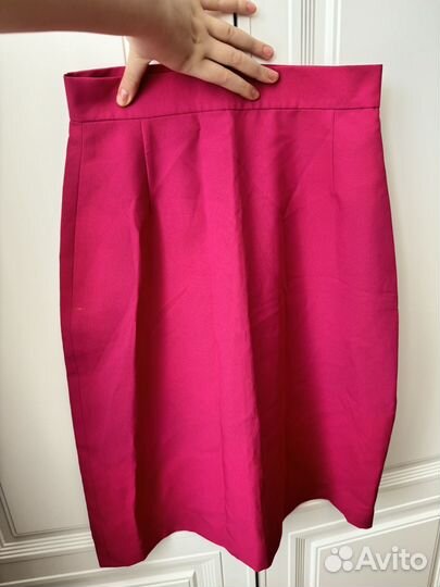 Юбка малиновая