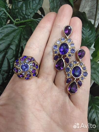 Серьги и кольцо