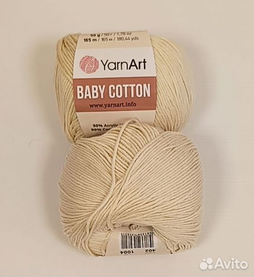 Пряжа YarnArt Baby cotton