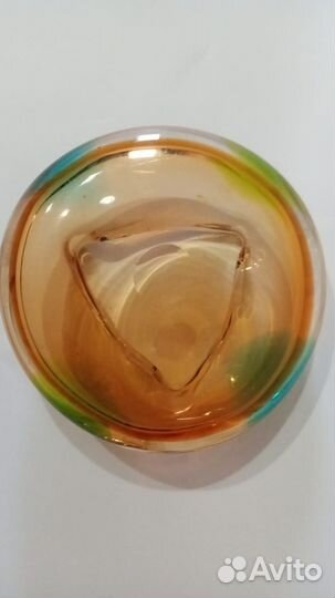 Пепельница Цветное стекло Чехословакия