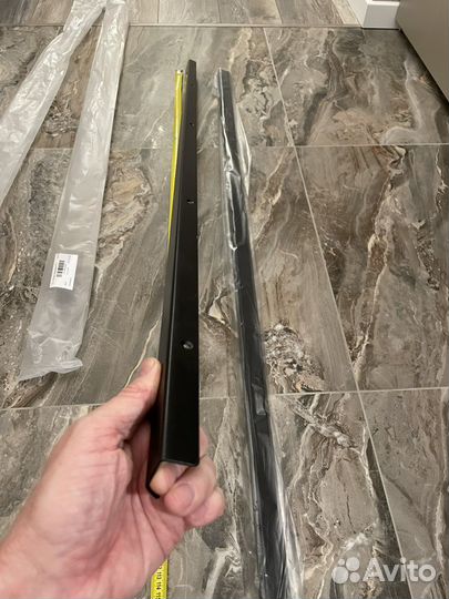 Мебельные ручки черные скоба 1200 мм