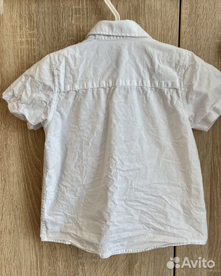 Рубашка белая для мальчика 92 Cherubino