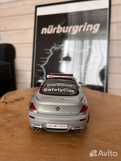 1 18 Модель Bmw e63 m6 Safety car kyosho