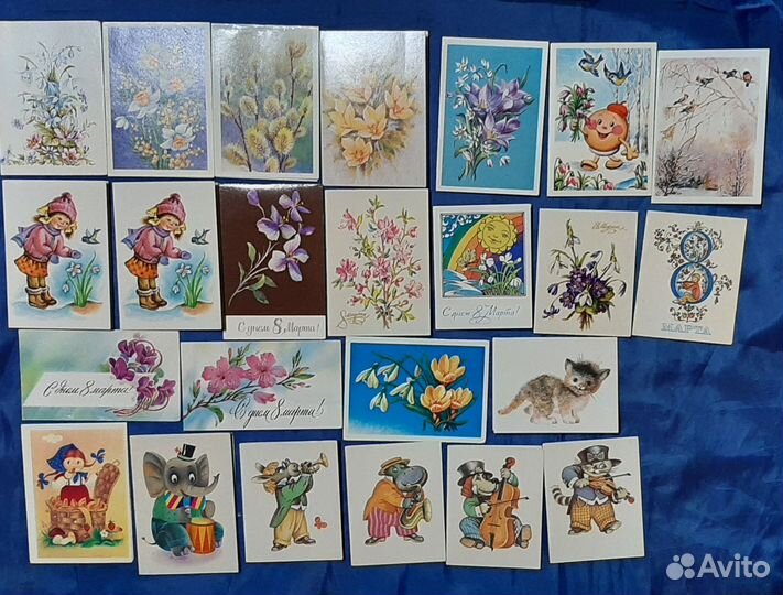 Открытки СССР чистые
