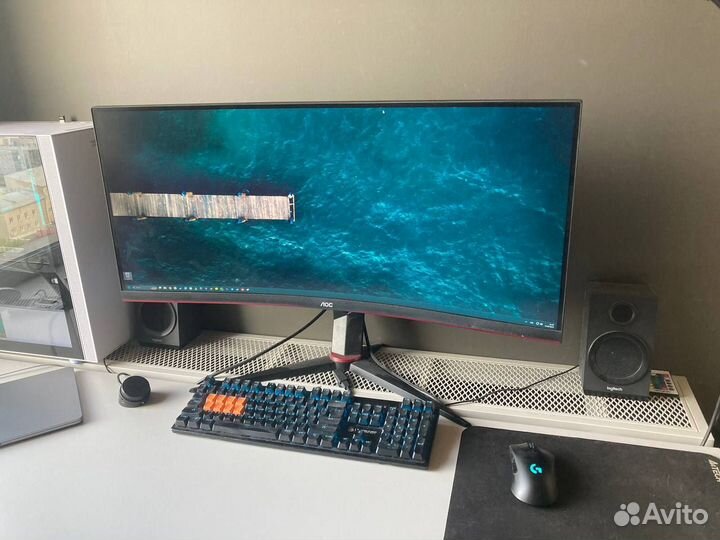 Монитор AOC CU34G2X/BK, 3440x1440, 144 Гц