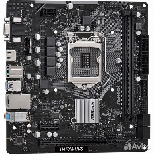 Материнская плата ASRock H470M-HVS 365452