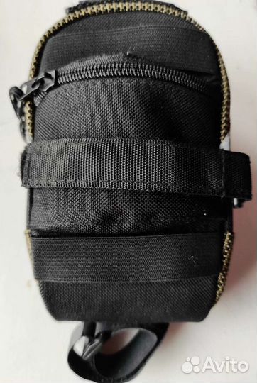 Сумка под седло велосипеда с дождевиком