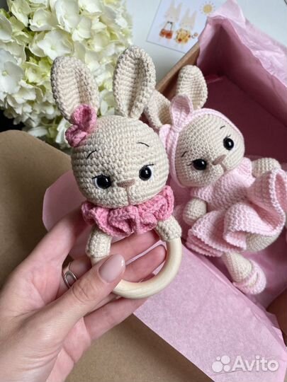 Вязаные игрушки ручной работы
