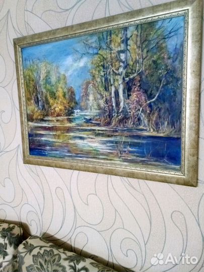 Картина маслом в раме