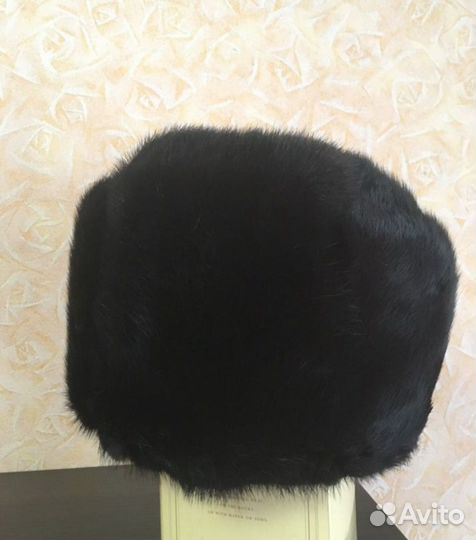 Норковая шапка мужская