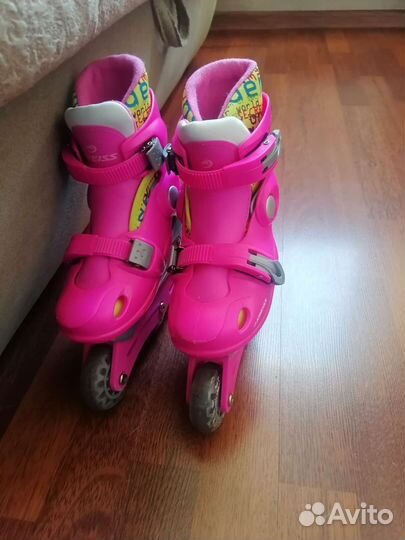 Роликовые коньки для девочки, раздвижные 30-33 р