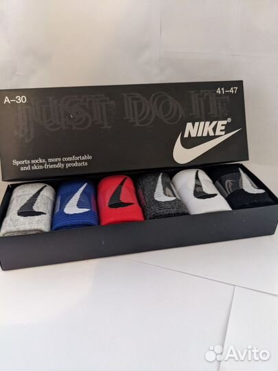 Носки nike в коробке (6 пар)