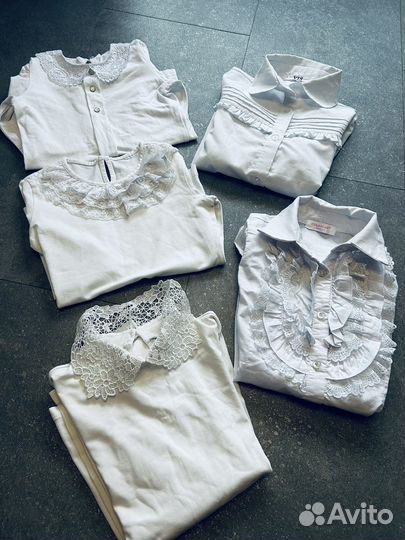 Блузки / рубашки к школе р. 134