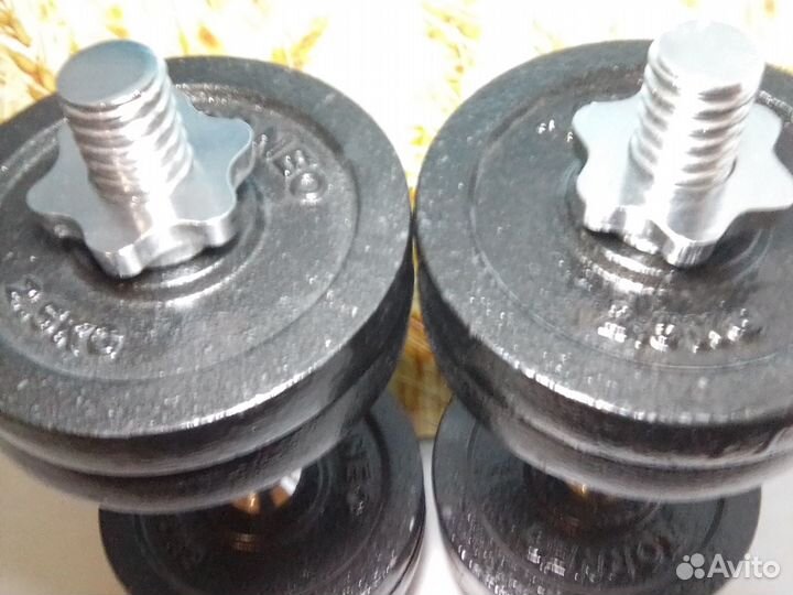 Гантели разборные