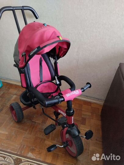 Велосипед коляска Berger с ручкой