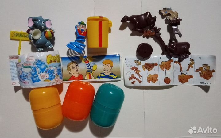 Игрушки Kinder Surprise (лот для Елены, п.Барсово)