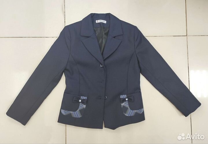 Пиджак синий 134 Ореана, школьная форма
