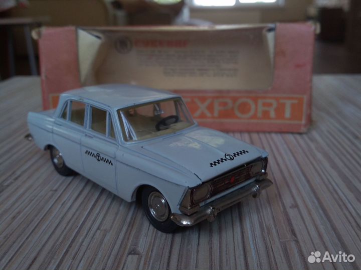 Модель автомобиля Москвич 408 Такси СССР 1:43 1973