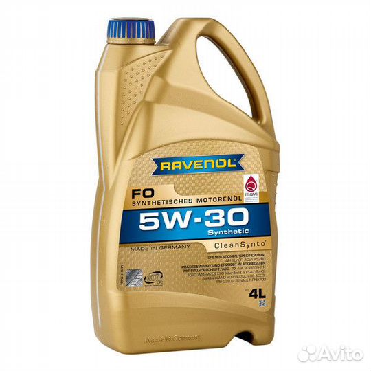 Масло моторное Ravenol FO 5W-30 A5/B5 для Ford 4л