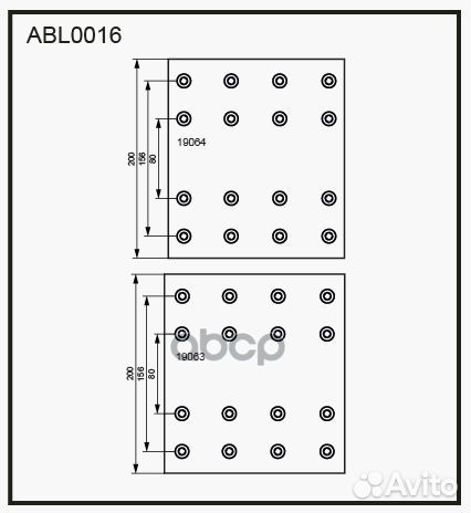 Накладки тормозные,комплект STD / WVA (19063/19