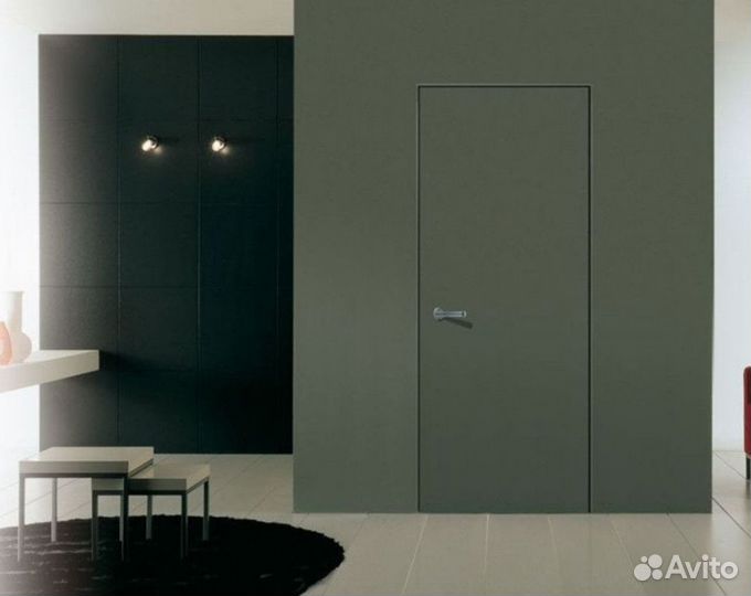 Скрытые двери под отделку