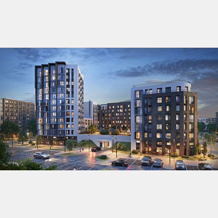 2-к. квартира, 54,4 м², 7/11 эт.