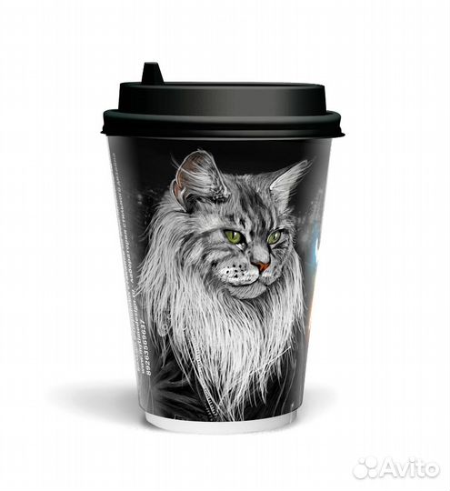 Бумажные стаканы с логотипом