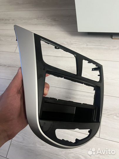 Рамка для магнитолы hyundai solaris