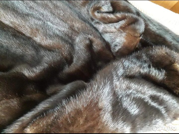 Шуба норковая с капюшоном 42 44