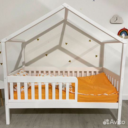 Детская кровать домик односпальная