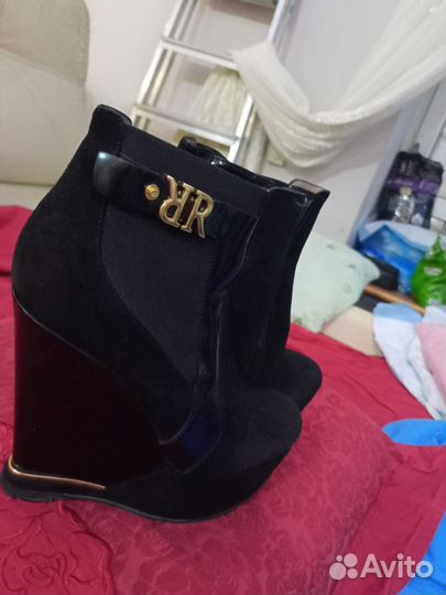 Ботильоны натуральная кожа 38